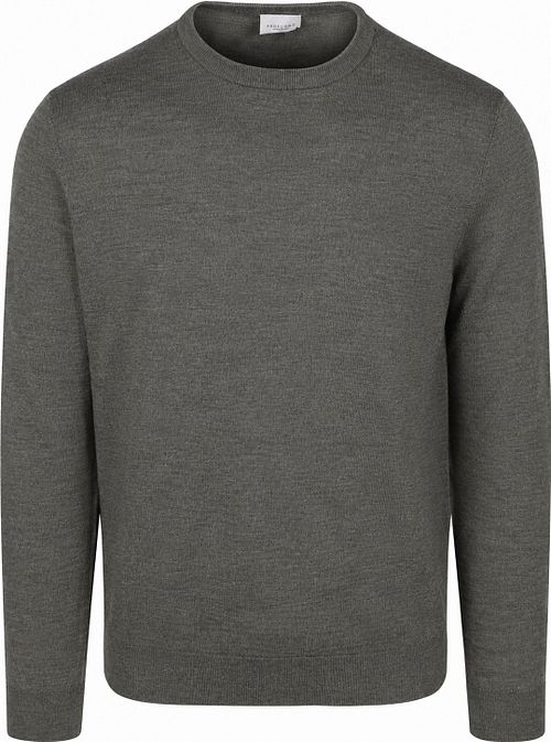 Profuomo Pullover Merino Wool Green