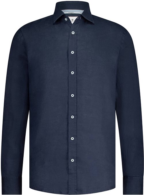 State Of Art Hemd Linnen Navy Product