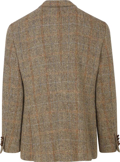 Steppin' Out Blazer Harris Tweed Beige Product / Achterkant