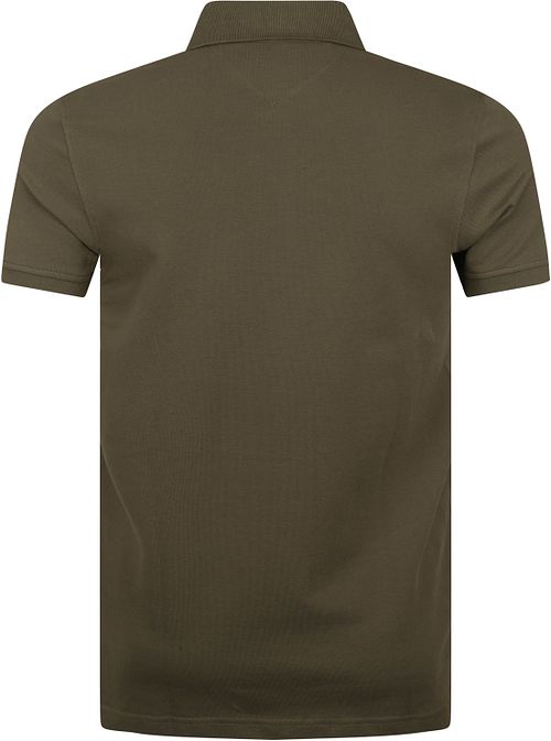 Tommy Hilfiger 1985 Polo Shirt Dunkelgrün Product / Achterkant