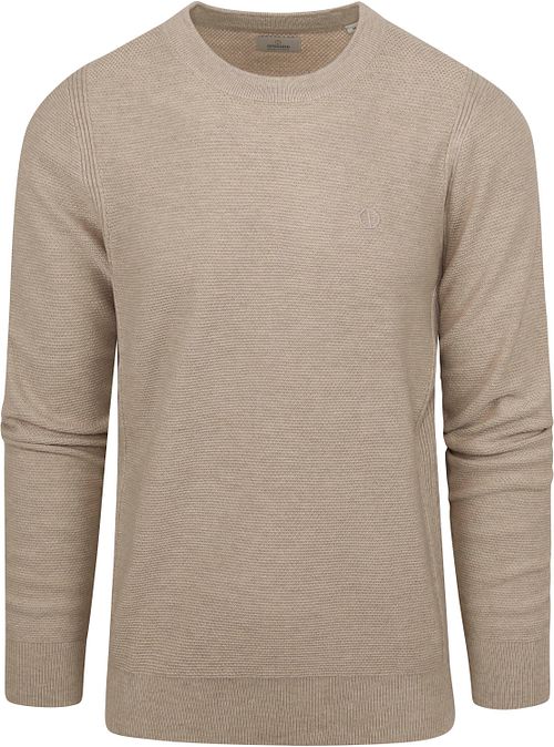 Dstrezzed sweter w kolorze beige melange Product