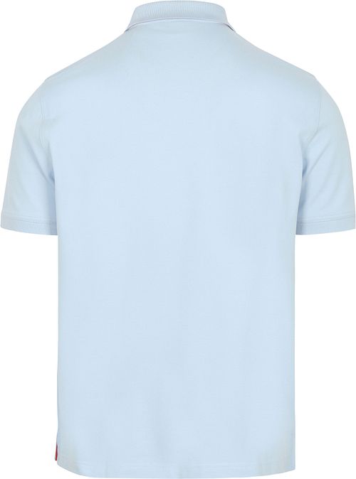 Gant Contrast Piqué Polo Bleu Fresh Product / Achterkant