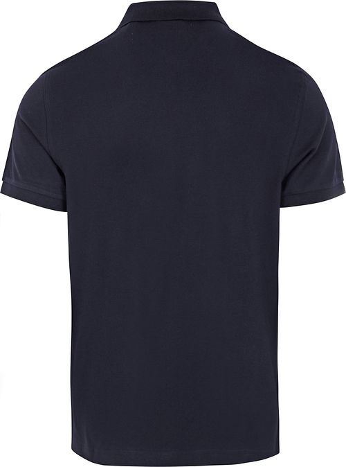 Gant Shield Piqués Poloskjorte Marineblå Product / Achterkant