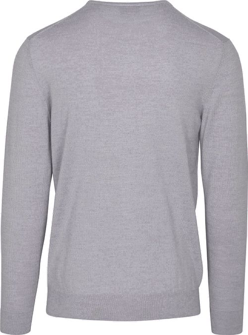 Profuomo Pullover Merinowol Grijs Product / Achterkant