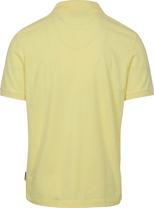 Scotch & Soda Core Piqué Polo Gul Product / Achterkant