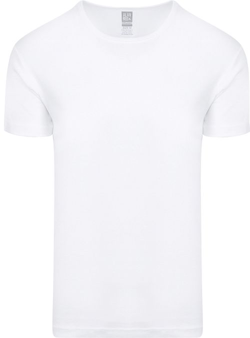 Alan Red København T-shirt Rund Hals Hvid 2-pakke Product