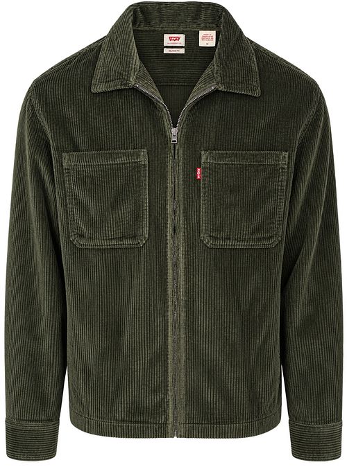 Levi's Shirt Boxy Zip up Grün