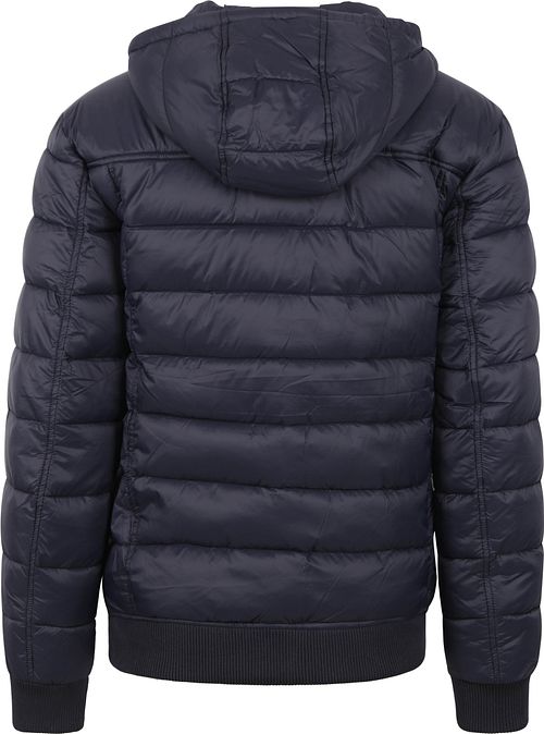 Lyle & Scott Baffle Jas Navy Product / Achterkant