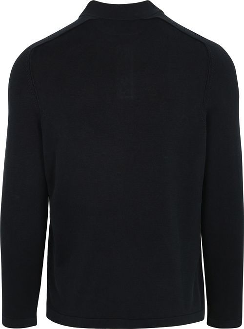 Marc O'Polo Longsleeve Polo Marine Product / Achterkant