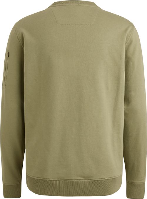 PME Legend American Classic Sweater verde oliva Product / Achterkant