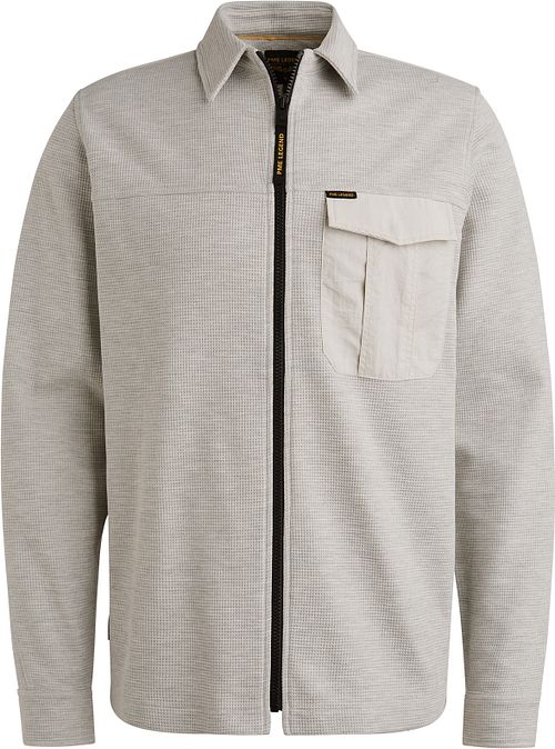 PME Legend overshirt i waffle-jersey, grå Product