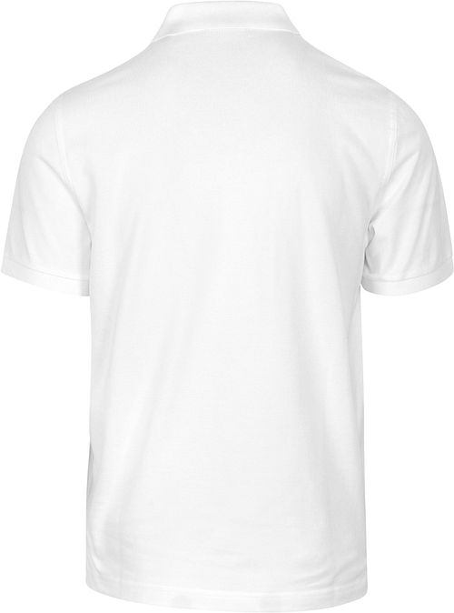 Polo piqué Gant Shield bianca Product / Achterkant