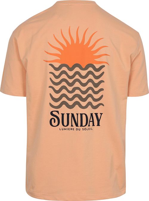 Supply & Co T-shirt Backprint Orange Product / Achterkant