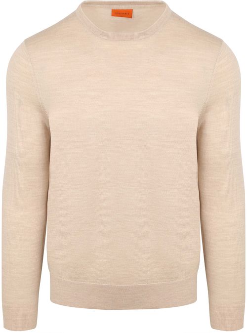Sweter z wełny merino Suitable w kolorze ecru Product