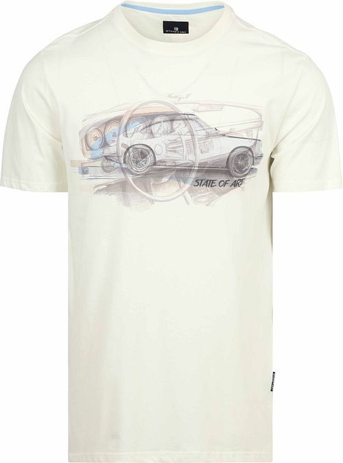 T-shirt State of Art imprimé Blanc Product