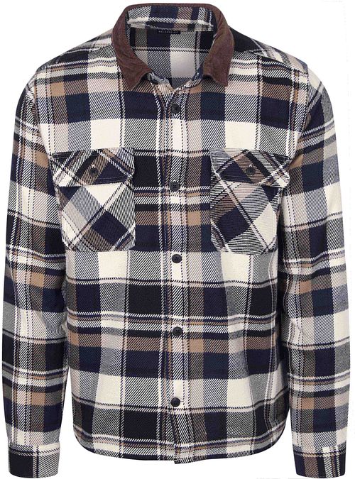 Barbour Overshirt Ruit Grasmoor Navy Product