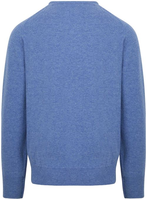 William Lockie Lamswol Surf Blauw Product / Achterkant