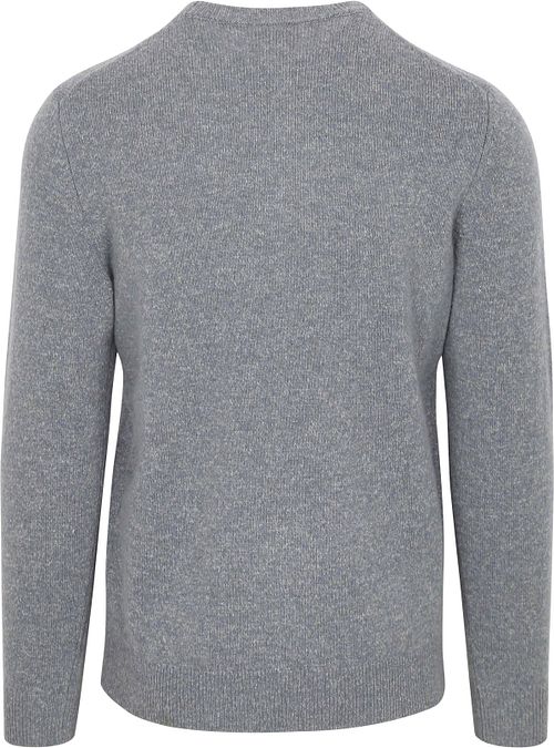 Profuomo Pullover Wool Blend Blue Product / Achterkant