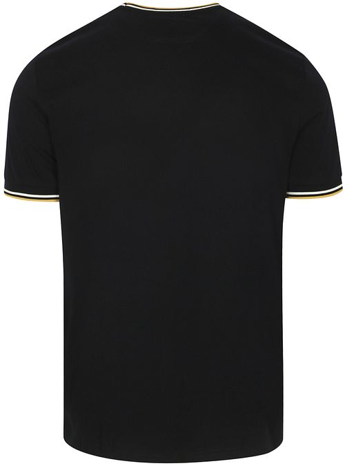 Fred Perry M1588 Twin Tipped T-shirt Navy Product / Achterkant