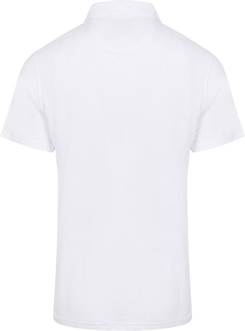KING Essentials The James Koszulka polo Biała Product / Achterkant