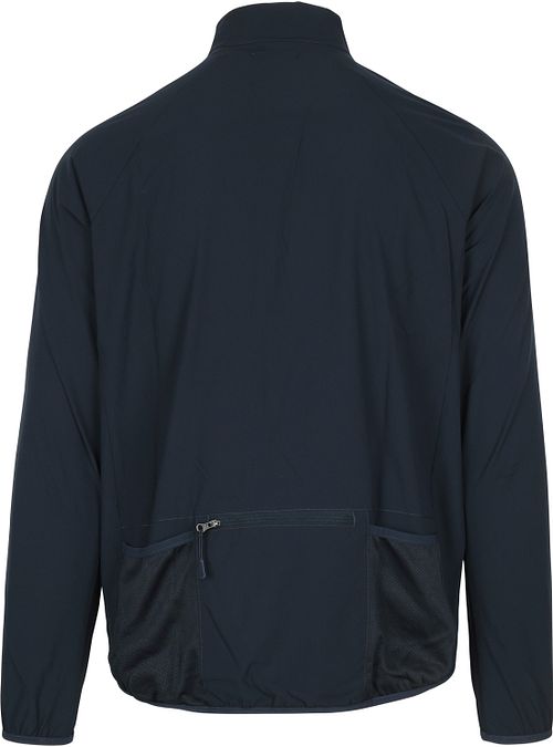 KnowledgeCotton Apparel Basswood Jas Donkerblauw Product / Achterkant