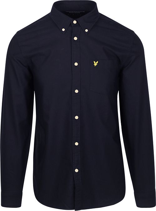 Koszula Oxford Lyle & Scott gładka, granatowa Product