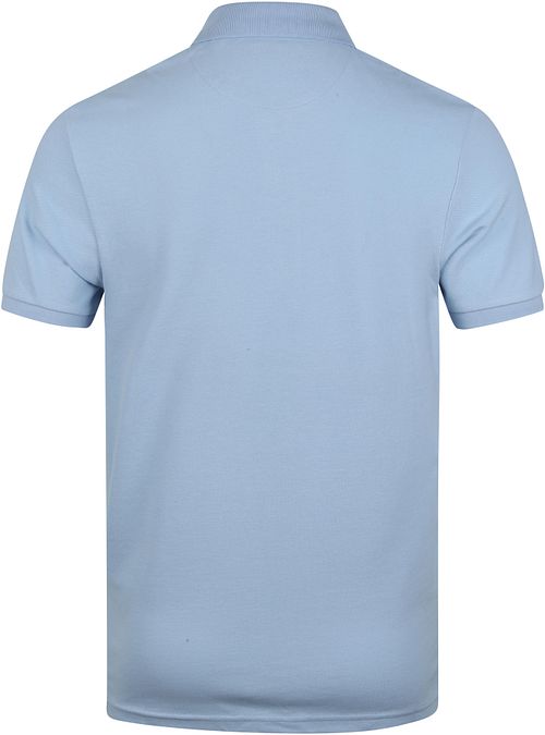 Lyle and Scott Polo Lichtblauw Product / Achterkant