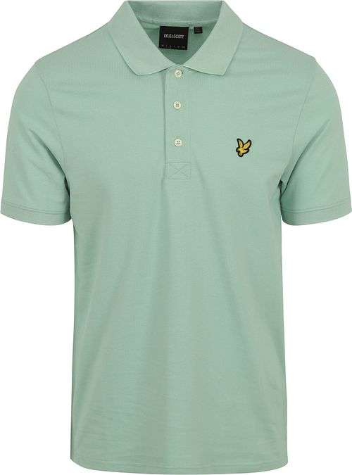 Lyle and Scott Polo Plain Vert Clair Product
