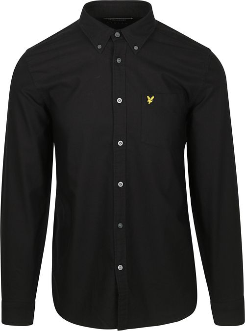 Lyle & Scott Skjorta Plain Oxford Svart Product
