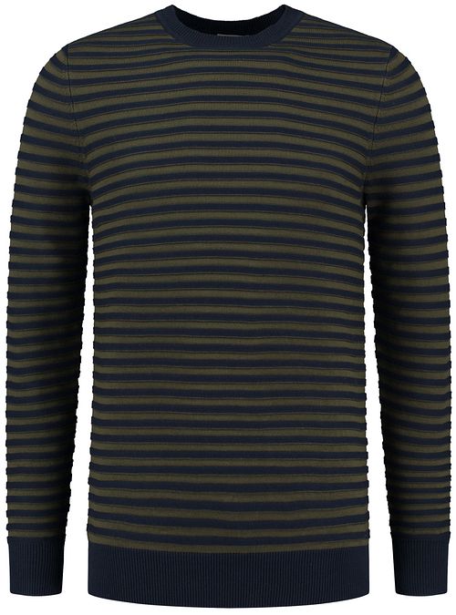 Maglione Dstrezzed a righe verde scuro Product