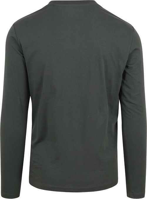 Marc O'Polo Long Sleeve T-Shirt ciemnozielony Product / Achterkant