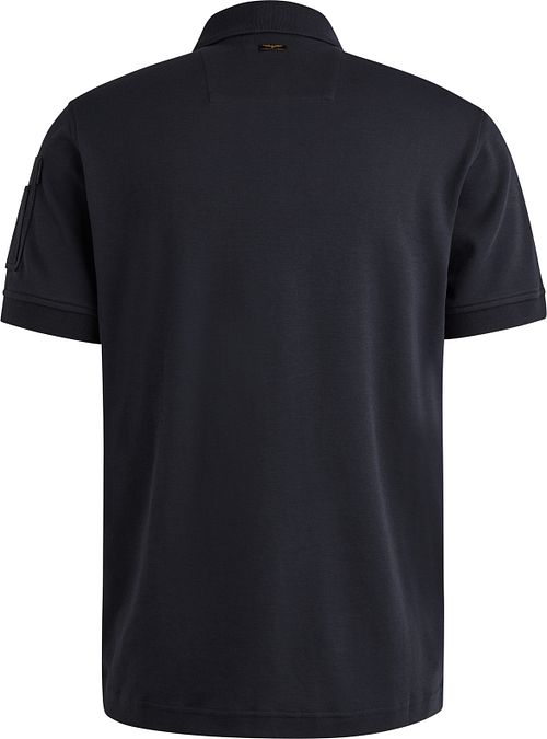 PME Legend Halvzip Polotröja Interlock Marinblå Product / Achterkant