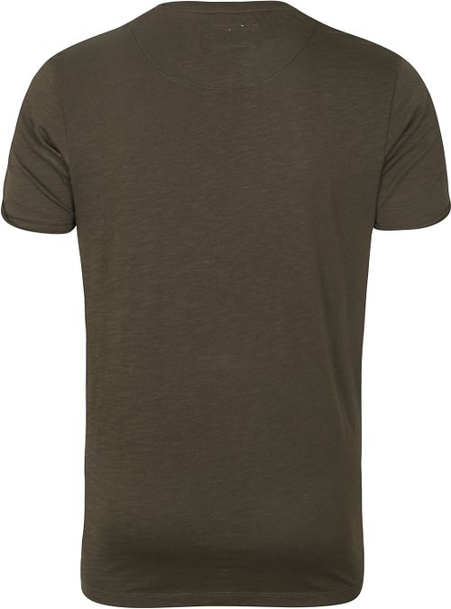 Shiwi T-Shirt Marc Verde oscuro Product / Achterkant