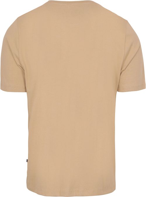 Suitable Respect T-shirt Jim Beige Product / Achterkant