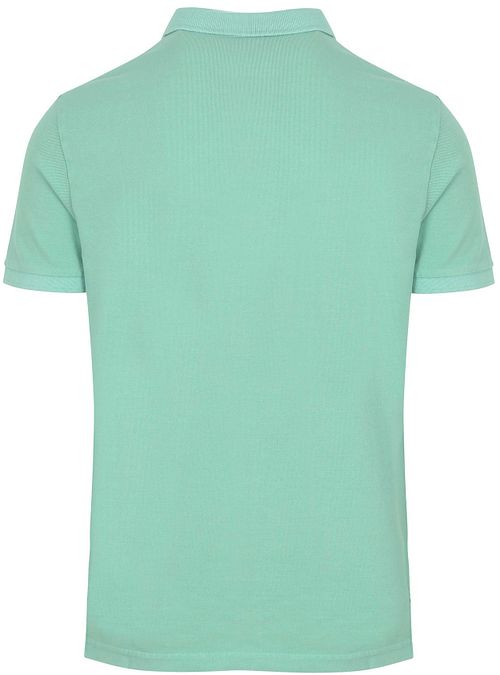 Superdry polo Destroyed i grøn Product / Achterkant