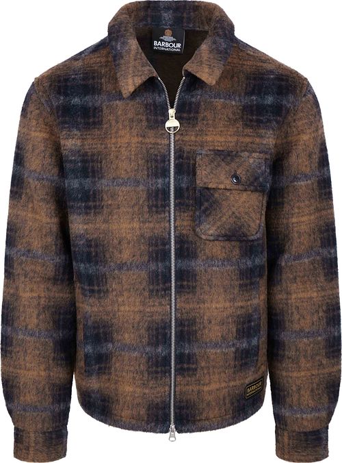 Barbour International Hemdjacke Oswald Navy Camel