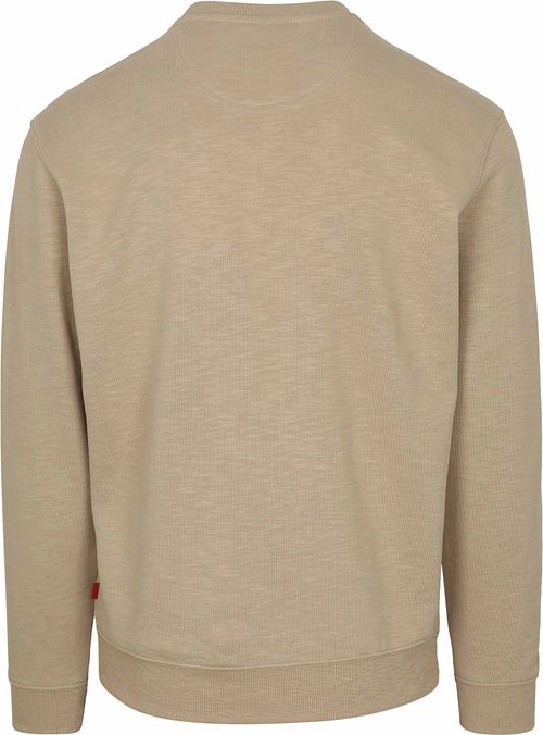 Beżowy sweter Scotch and Soda z logo Product / Achterkant