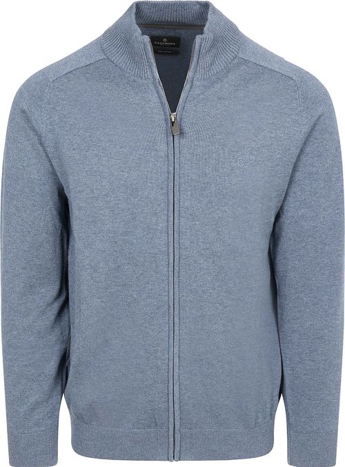 CASAMODA Vest Zip Indigo