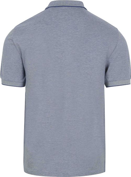 Gant 2Tone Piqué Polo Bleu Product / Achterkant