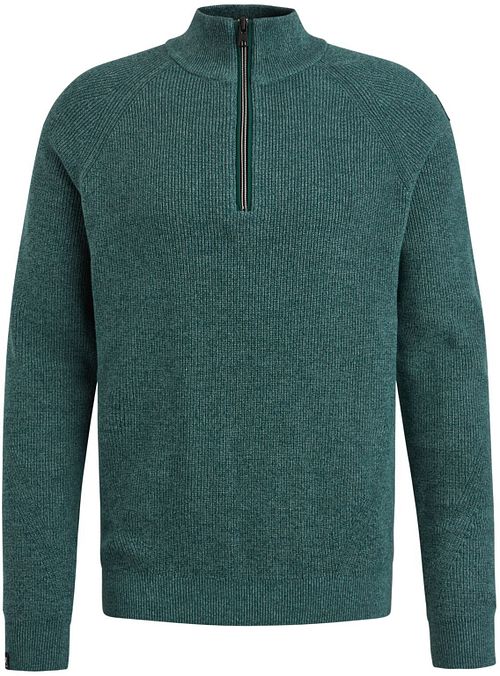 Jersey Vanguard de punto con media cremallera en verde Product