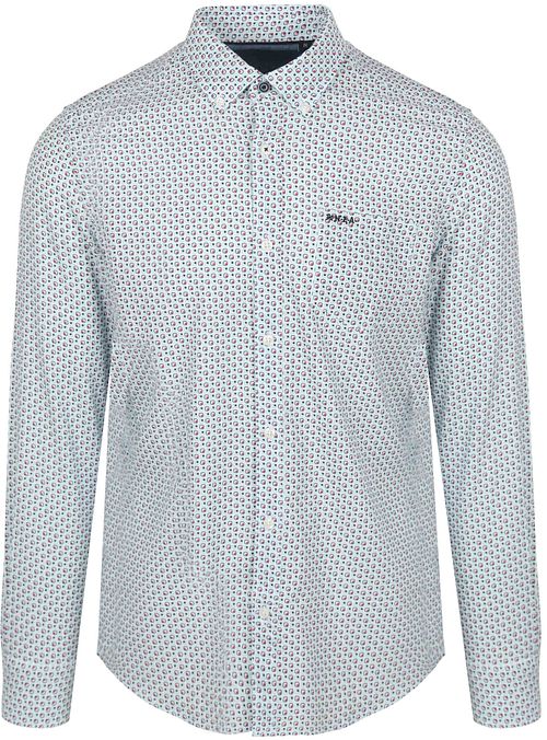 NZA Skjorta Aidan Mönster Blå Product