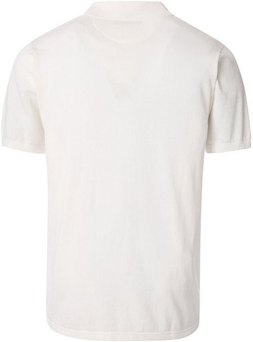 CASAMODA Polo Stickad Off White Product / Achterkant