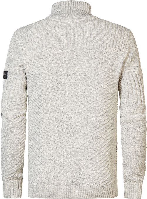 Petrol Kabeltröja Nunam Beige Product / Achterkant