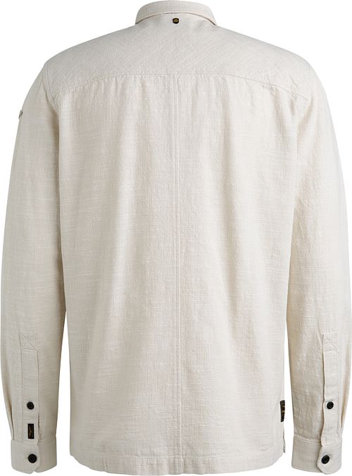 PME Legend Overshirt 2 Tone Slub Ivoire Product / Achterkant