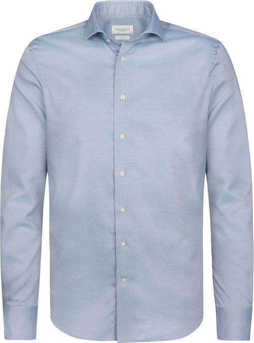 Profuomo Basketweave Overhemd Blauw Product