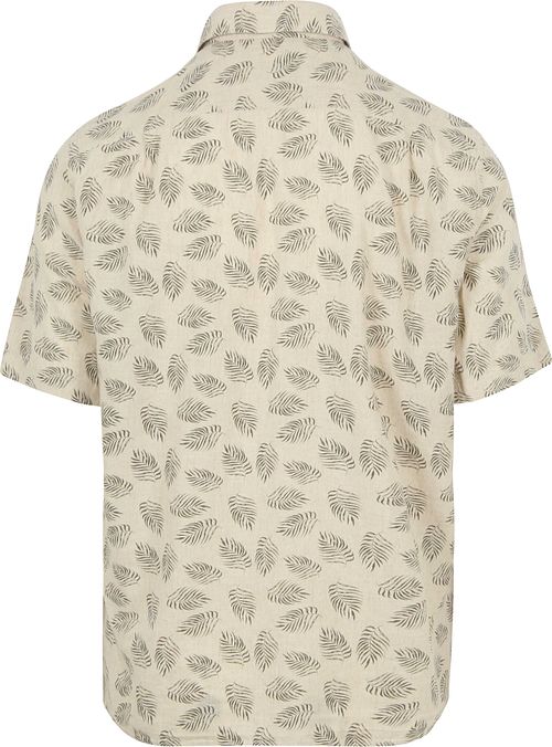 Suitable Chemise De Lin Manches Courtes Sheng Vert Product / Achterkant