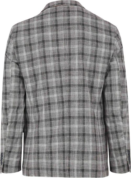 Suitable Prestige marynarka Pete Wolmix szara Product / Achterkant