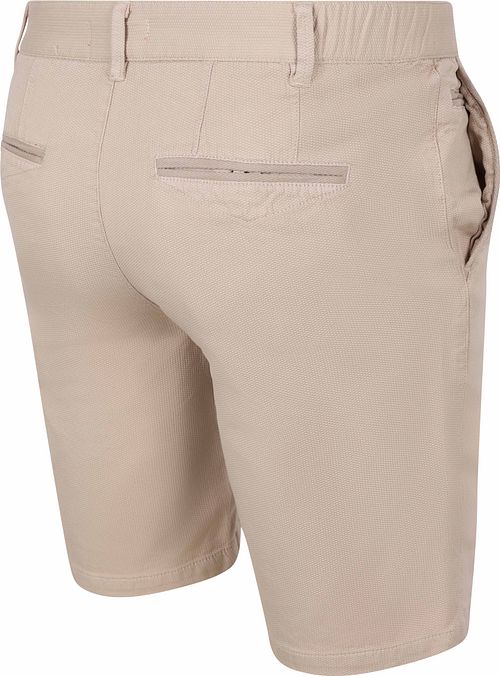 Szorty Suitable Ferdinand Structure Short w kolorze beżowym Product / Achterkant