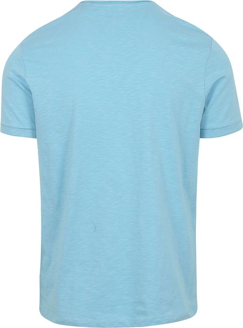 T-Shirt No Excess Slubs azzurro chiaro Product / Achterkant