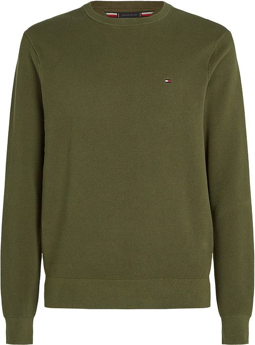 Tommy Hilfiger Sweater Essential Structure Olijfgroen Product